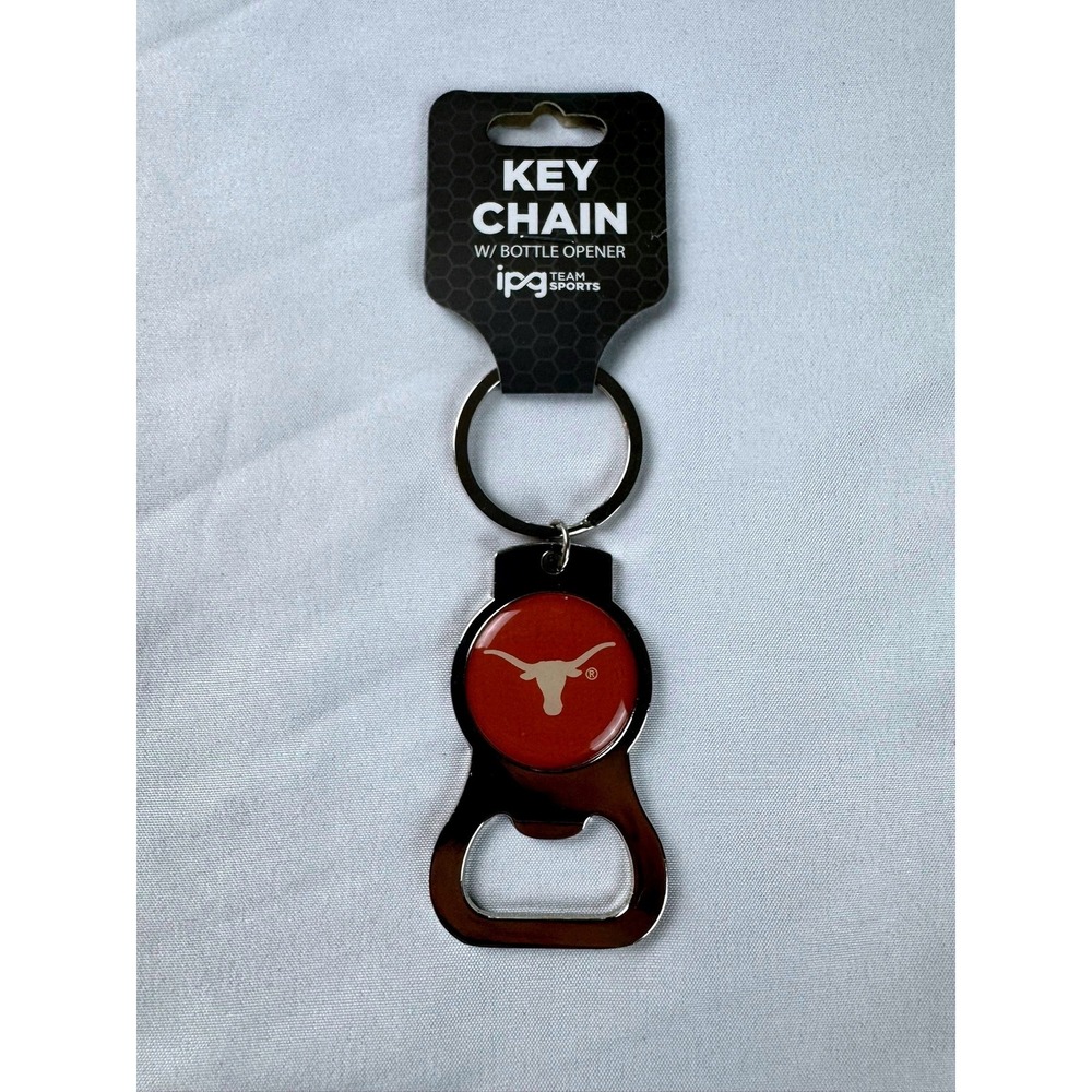 Texas Longhorns Keychain Bottle Opener OS Burnt Orange New NCAA